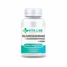 Vita-Lab glükoosamiin 1500 mg, kondroitiin ja MSM, N90