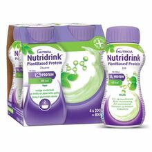 Nutridrink PlantBased herne ja piparmündi maitsega, 2,0 kcal/ml, 4 x 200 ml