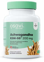 Osavi Ashwagandha KSM-66, 200 mg, 60 vegan kapslit