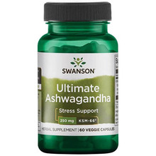 Swanson ashwagandha (Ashwagandha) KSM-66 ekstrakt kapslid, N60