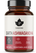 Puhdistamo Earth Ashwagandha, 120 kapslit