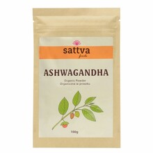 Ashwagandha pulber Sattva Ayurveda, 100 g
