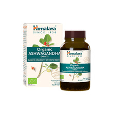 Himalaya Organic Ashwagandha, 60 kapslit