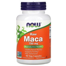 Now Foods Maca 750 mg, 90 kapslit