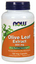 Now Foods oliivilehe ekstrakt, 500 mg, 120 kapslit
