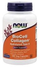 Now Foods BioCell Collagen hüdrolüüsitud II tüüpi kollageen, 120 kapslit