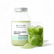 D-Lab Nutricosmetics Pro-Collagene Minceur Anti-Cellulite Drink kollageen kehakaalu langetamiseks, 185 g