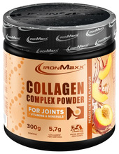 Kollageen IronMaxx Collagen Complex Powder, virsiku jäätee maitse, 300 g