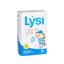 Lysi Children's Omega-3 närimiskapslid, puuviljamaitselised, N60