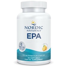 Nordic Naturals EPA 1210 mg Omega-3, sidruni maitsega, 60 kapslit