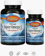 Carlson Lab Super Omega-3 norra kalaõli, 100+30 kapslit