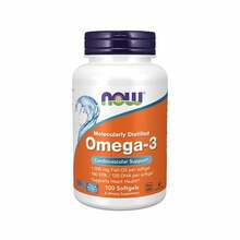 Omega-3 1000 mg, 100 kapslit, Now