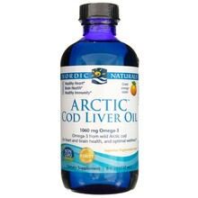 Nordic Naturals Arctic tursamaksaõli apelsinimaitseline, 237 ml