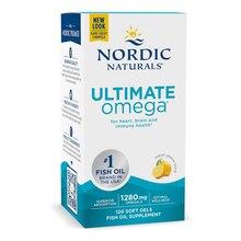 Nordic Naturals Ultimate Omega 640 mg, 120 kapslit, sidrunimaitseline