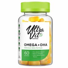 Vplab UltraVit Gummies Omega+DHA pehmed närimiskapslid, 60 tk