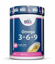 Haya Labs Omega 3-6-9 kalaõli, 200 kapslit