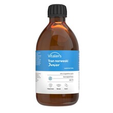 Vitalers Junior Omega-3 Norra tursamaksaõli 1200 mg, 250 ml