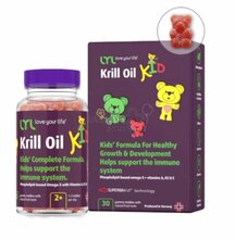 Lyl Krill Oil Kid kummikarud Omega3 ja vitamiinidega, 30 tk