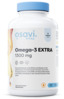 Osavi Omega-3 Extra Molecularly Distilled 1300 mg, sidrun, 180 pehmekapslit