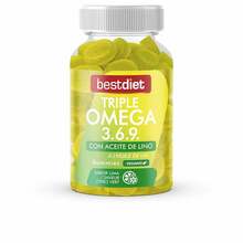 Toidulisand Best Diet Triple Omega 3.6.9, 60 kummikommi