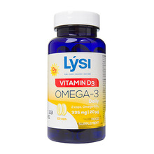Lysi Omega-3, D3 kalaõli, N120