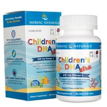 Nordic Naturals DHA Xtra Berry 636 mg, 90 pehmet kapslit
