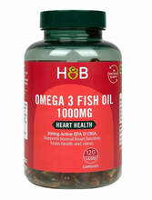 Holland & Barrett Omega 3 kalaõli 1000 mg, 120 kapslit