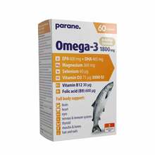 Parane Omega-3 1800 mg + magneesium + seleen + D3-vitamiin kapslid, 60 tk
