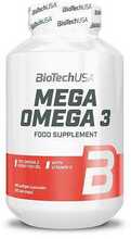 Biotech USA Mega Omega 3, 180 kapslit