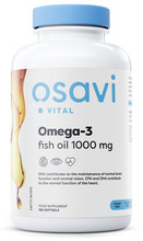 Osavi Omega-3 kalaõli molekulaarselt destilleeritud, 1000 mg, 180 kapslit
