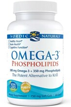 Nordic Naturals Omega-3 fosfolipiidid, 500 mg, 60 kapslit
