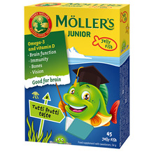 Mollers Junior puuviljamaitselised närimiskalad N45