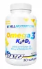 Allnutrition Omega 3, K2+D3, 30 kapslit