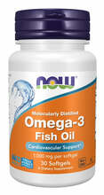 NOW Foods Omega 3 - DHA 120 mg + EPA 180 mg, 30 kapslit