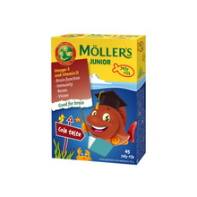 Mollers Junior Omega-3 koolamaitselised närimiskalad N45