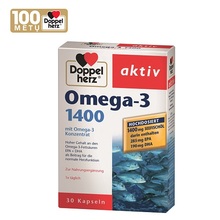 Doppelherz Aktiv kalaõli 1400 mg + Omega-3, 30 kapslit