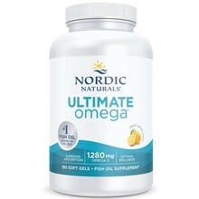 Nordic Naturals Ultimate Omega 1280 mg, sidruni maitsega, 180 kapslit