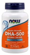 Now Foods Fish Oil DHA-500, 90 kapslit