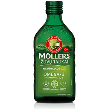 Mollers kalamaksaõli naturaalne maitse, 250 ml