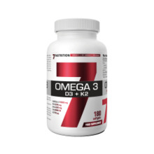7 Nutrition Omega 3 55 prots. D3+K2, 180 kapslit