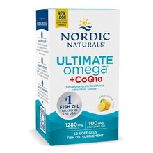 Nordic Naturals Ultimate Omega + CoQ10, 60 kapslit