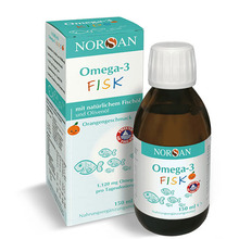 Norsan Omega-3 kalaõli, apelsinimaitseline, 150 ml