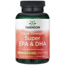 Swanson Triple Strength Super EPA & DHA, 900 mg, N60