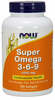 Now Foods Super Omega 3-6-9 1200 mg, 180 kapslit