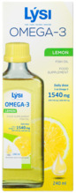 LYSI sidrunimaitseline kalaõli OMEGA-3, 240 ml