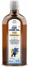 Norra tursamaksaõli lastele Osavi, 500 mg Omega 3, sidrun, 250 ml