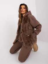 Vest Wool Fashion Italia AT 187527, pruun