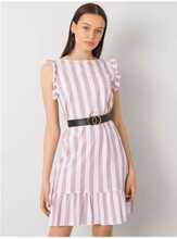 Kleit Italy Moda DHJ-SK-11595.24P, tume roosa