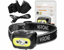Pealamp Virone, 3 W, 350 lm, must/kollane