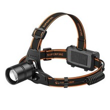 Pealamp Superfire HL71, 500 lm, USB